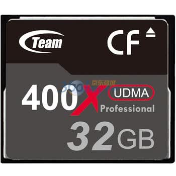 十铨科技（Team）32GB 400X CF存储卡（TG032G2NCFDX）