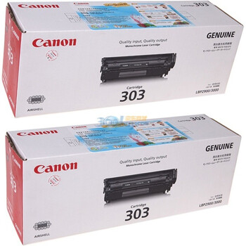 佳能（Canon）CRG 303 双支黑色硒鼓（适用LBP-2900 3000）