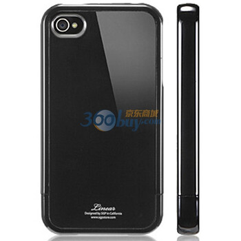 SGP Linear Color iPhone4 多彩保护壳 黑色