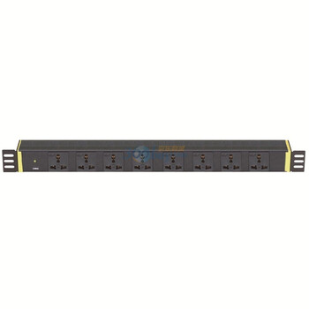 突破07N01ES-0507 PDU机柜插座8个10A万用孔带三米2.5平方电源线