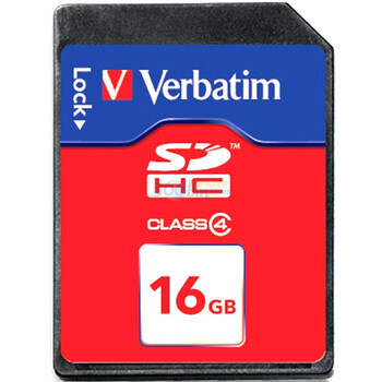 威宝（Verbatim)高速SDHC存储卡16GB Class4