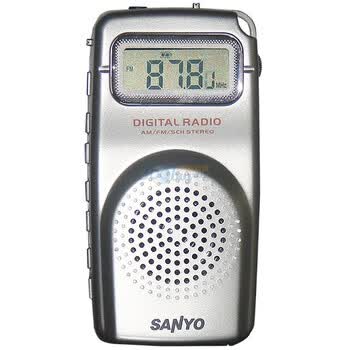 三洋 SANYO RP-D201 袖珍式数码收音机 银色