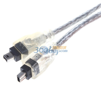 胜为（shengwei）FC－1018 1394 4PIN/4PIN火线 1.8米（采用抗干扰材料，双重屏蔽，数据传输快）