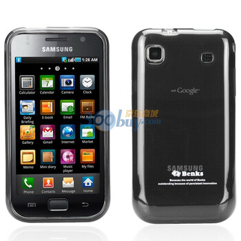 邦克仕（Benks）Magic Jelly移动数码产品专用保护壳（适用于三星 SAMSUNG I9000透黑色）