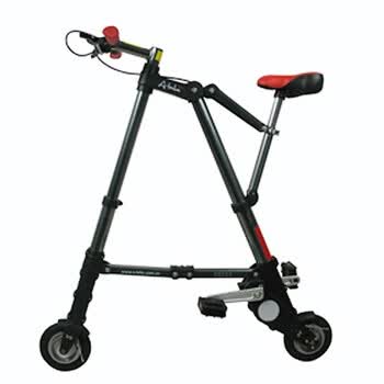 正品A-bike smart 730高配置6寸折叠自行车折叠车抛光灰