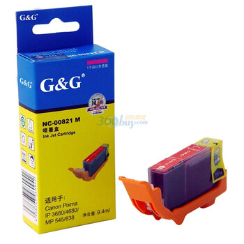 "格之格（GGIMAGE) NC-00821M 品红色墨盒（兼容佳能 适用Canon Pixma IP3680 IP4680）