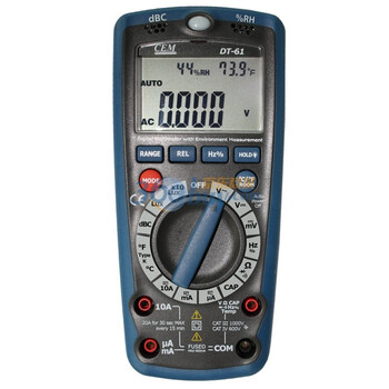 CEM华盛昌DT-61 六合一带环境表功能的数字万用表+噪音+温度+湿度+照度+非接触式电压测试 创新的科技