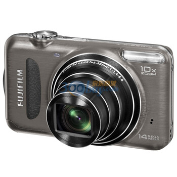 富士（FUJIFILM） FinePix T305 超薄红圈镜头数码相机（金刚黑色）
