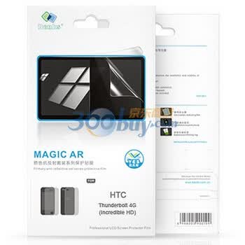 邦克仕（Benks）Magic AR原色抗反射套装系列保护贴膜 (适用于HTC Thunderbolt 4G(Incredible HD)贴膜)