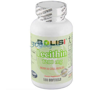 伯力斯大豆磷脂软胶囊1600mg*100粒