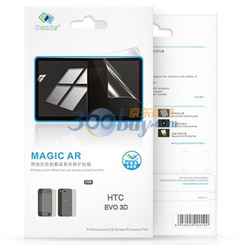 邦克仕（Benks）Magic AR原色抗反射套装系列保护贴膜 (适用于HTC EVO 3D贴膜)