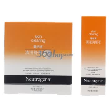 露得清清滢调理水200ml+露得清清滢舒缓面膜5片促销装