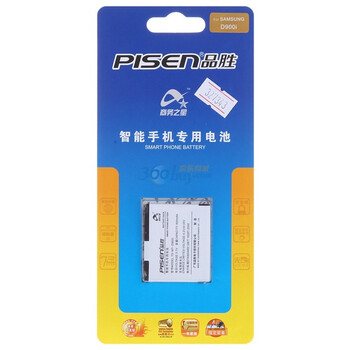 品胜（pisen）D900i电池 适用于三星D900/D908/E488/E498/E690/E780/E788/M359