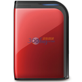 巴法络（BUFFALO) 2.5寸 移动硬盘 USB3.0 HD-PZ500U3R-CH 500G（红色）