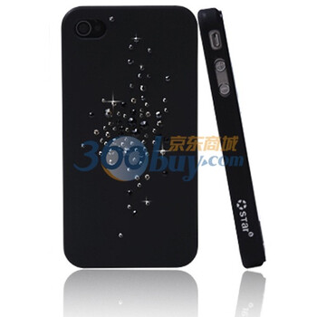 SGP star 5 iphone4 保护壳 繁星点点 黑色（带钻彩壳 闪耀奢华 设计新颖）