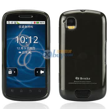 邦克仕（Benks）Magic Jelly移动数码产品专用保护壳（适用于摩托罗拉 MOTOROLA XT882透黑色）
