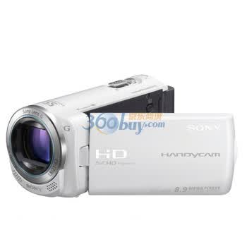 索尼（SONY） HDR-CX270E 高清数码摄像机 白色（543万像素 30倍光变 32G内存 3寸屏）