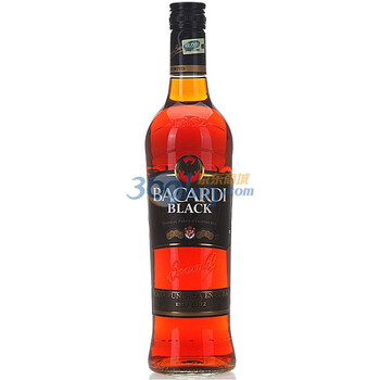 Bacardi百加得黑朗姆 750ml