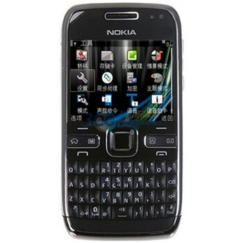 诺基亚（NOKIA）E72i 3G手机（黑色）GSM/WCDMA 非定制机
