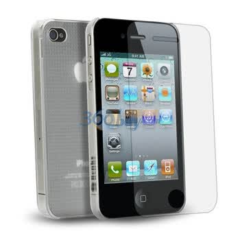 邦克仕（Benks）Magic Seaweed(方格)移动数码产品专用保护壳（适用于Apple iPhone 4/4S 白色