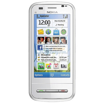 诺基亚（NOKIA）C6-00导航版 3G手机（白色）WCDMA/GSM 非定制机