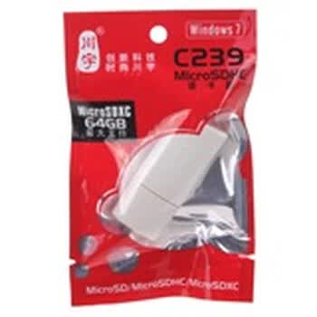 川宇（kawau）C239 经典Micro SDHC/TF高速读卡器（白色）