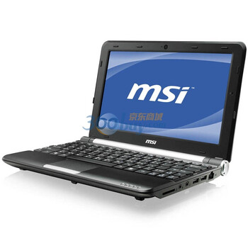 微星（msi）U160MX 10英寸上网本（N455 2G 320G）