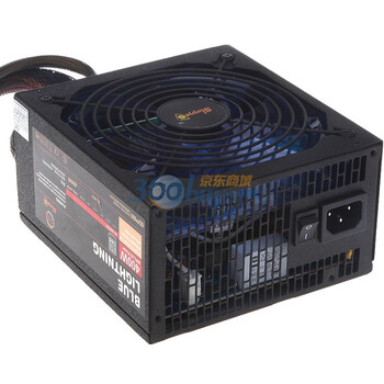 升可（Sunnco）红玫瑰400 电源（额定400W 120mm蓝光风扇 主动式PFC）