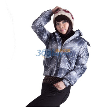 普柔菲 2011冬季新款暴板短款时尚小棉服外套X05 蓝格 xxl