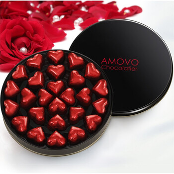 【amovo】魔吻纯可可脂巧克力情人节铁质礼盒