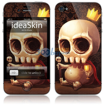 ideaSkin iPhone 4 国王的圣杯 手机外壳保护套皮贴膜 CJKA080032
