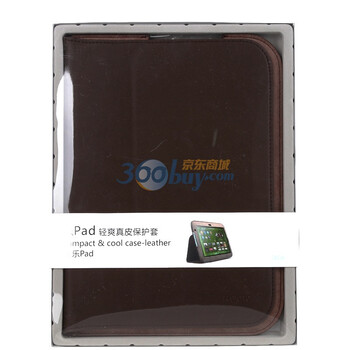 洛克（ROCK）联想 乐Pad 轻爽真皮保护套（咖啡色）