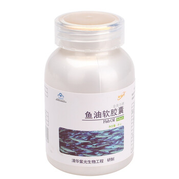 清华紫光金动力鱼油软胶囊 1000mg×30粒 精巧装 调节血脂血压
