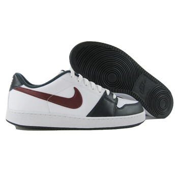 Nike/耐克 378336-116 NIKE BACKBOARD CF 男士板鞋白黑红勾 白色 43