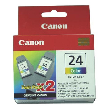 佳能（Canon）BCI-24C 彩色墨盒 2支装