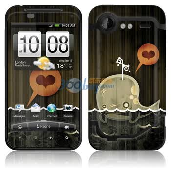 ideaSkin HTC Incredible S / G11 / 惊艳 / S710e 鲸鱼的迷恋 外壳保护套皮贴膜 ENDAVC352022