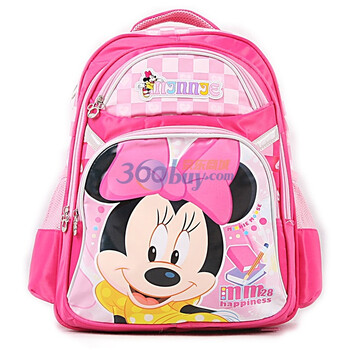 Disney 迪士尼米奇小学生书包M606040玫红