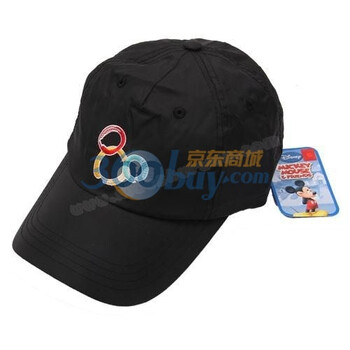 Disney/迪士尼童帽 帽子 米奇男童鸭舌帽D08MQ2857 黑色 56