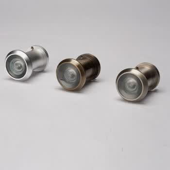美国多灵 防盗门光学猫眼 纯铜门镜 高清晰220度大视角 管径：28mm DV-28B 古铜色