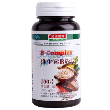 汤臣倍健维生素B族片550mg×100片 缓解压力抗疲劳 降肝火/缓解压力/祛口臭
