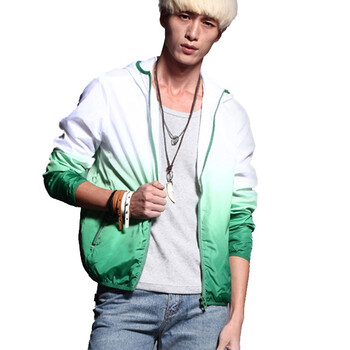 唐狮Tonlion男装休闲夹克外套110311052403 绿色 XXL