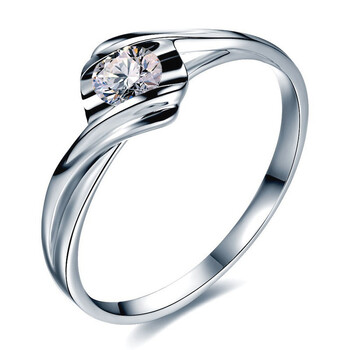 地球城钻石18K金13分钻石戒指婚戒结婚订婚生