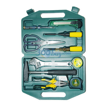 得力工具 10件小礼品工具套装组合 DL1010
