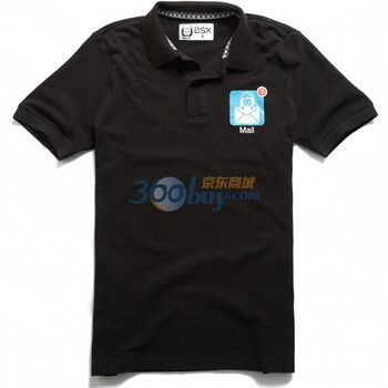 Giordano佐丹奴BSX Polo 男MINI CHE经典头像印花POLO 04011100 纯黑 XL
