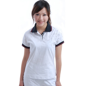 怡致VISZS 女装时尚休闲短袖T恤 FCN9025023 白色 39/XL