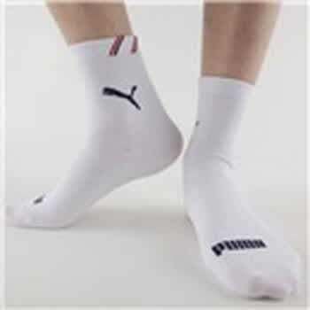 PUMA 彪马 男士提花运动 短款袜子 缎带红 25-27cm
