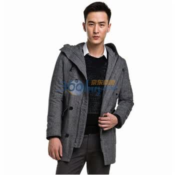 PEACEBIRD太平鸟棉褛80610446026 灰色 XXL