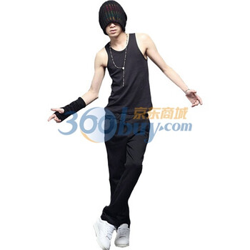TUOYI2011韩版修身裤休闲运动裤男士长裤K605 黑色 3XL