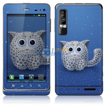 ideaSkin 摩托罗拉 ME863 /XT883/XT862/里程碑 3 雪豹 外壳保护套皮贴膜 BADA750484