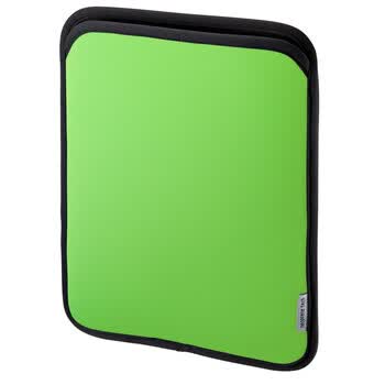 日本SANWA SUPPLY PDA-IPAD23G IPAD2高级氯丁橡胶保护包 高防震系数 绿色